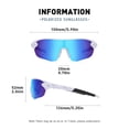 thumbnail image 5 of SMAIKY Sports Polarized Sunglasses Men Women UV400 Protection Kids Youth Baseball Sunglasses for Cycling Softball Running, 5 of 15