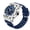 White Blue, variant on Men's Large Face Watches 5ATM Outdoor Sports Military Digital Transparent Watch Multi Function Water Resistant Backlight Alarm Stopwatch LED Rugged Wristwatch for Training Hiking