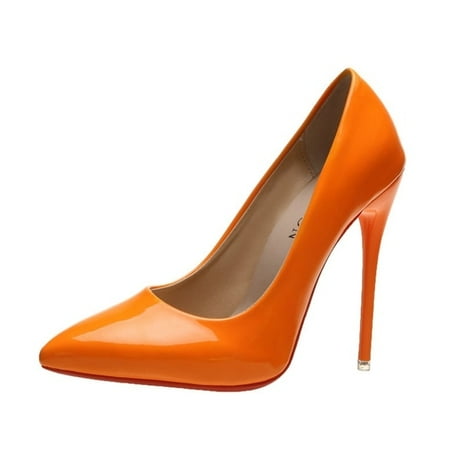 

2022 Fashion High Heels 35-45 Plus Size Women Shoes 12cm Thin Stiletto Banquet Wedding Shoes Sexy Pointed Toe Ladies Party Shoes