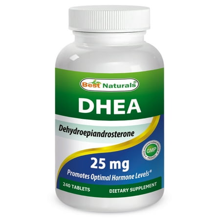 Best Naturals DHEA 25 mg 240 Tablets (Best Quality Dhea Supplement)