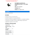 thumbnail image 2 of Front Right Lower Ball Joint - Compatible with 2009 - 2015 Toyota Venza - Beck Arnley, 2 of 2