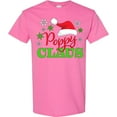 thumbnail image 3 of Inktastic Poppy Claus with Christmas Santa Hat and Snowflakes T-Shirt, 3 of 5