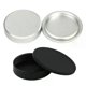 thumbnail image 2 of 2 tapas traseras metálicas plateadas y negras para lentes de cámara con montura de rosca M39 de 39 mm., 2 of 5