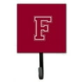 thumbnail image 6 of Letter W Initial Monogram - Maroon and White Leash or Key Holder, 6 of 7