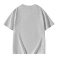 thumbnail image 6 of Cute Summer Tops for Girls Size 13-14 Short Sleeve Casual Round Neck Fashion Cute Print T-Shirt Soft and Comfortable Oversized Pullovers(Print, X02-Grey, 13-14 Years), 6 of 6