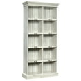 Sauder Barrister Lane Tall Bookcase, White Plank Finish