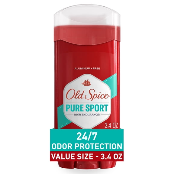 Old Spice Aluminum Free Deodorant, High Endurance Pure Sport, 3.4 oz