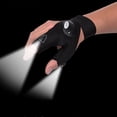 thumbnail image 1 of Guantes de linterna, guantes de linterna LED sin dedos, regalos de cumpleaños para hombre, linternas manos libres para trabajar en lugares oscuros, 1 of 5