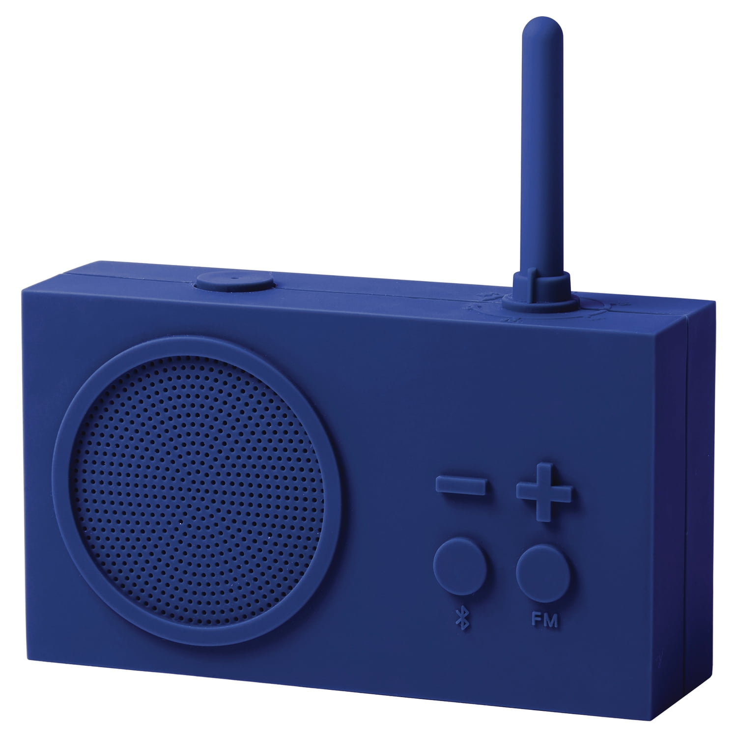 Bluetooth Speaker Autonomy 20 Hours Blue Splash Proof IPX4 Silicone Rubber Case 5W Lexon Tykho 3 FM Radio 