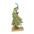 thumbnail image 4 of Estatua de pavo real, figura de resina coleccionable para decoración del hogar, adorno de mesa para Altura 345 cm, 4 of 9