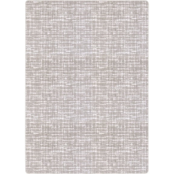 Joy Carpets Impressions Past Tense 7'8" x 10'9" Area Rug in Color Dove