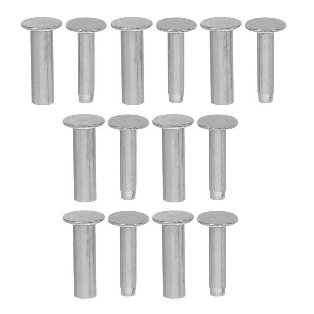 7 pares de remaches de acero inoxidable para mangos de cuchillos de cocina, resistentes y duraderos, ideales para fabricar tus propios cuchillos. Sujetadores para mangos de cuchillos de chef. 1,4 cm.