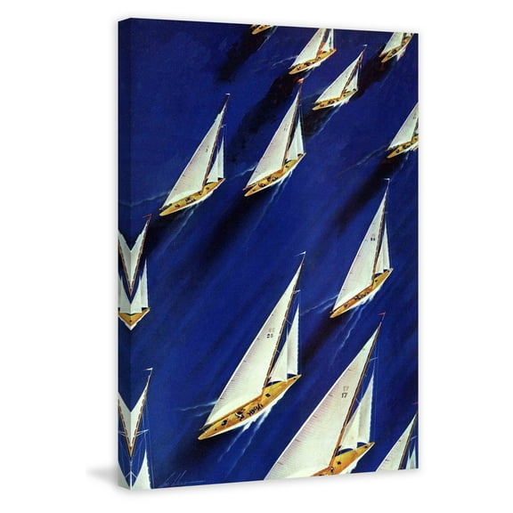 Marmont Hill "Plain Saturday Evening Post 1940" Painting Print on Canvas