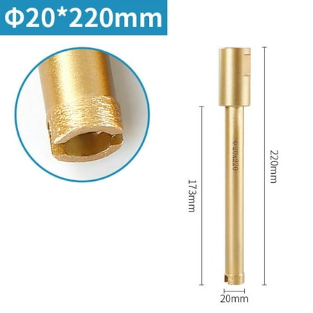 

GLFILL 220mm Wet Diamond Core Bit 20-83mm Drill Bit Reinforced Concrete Drilling Hole