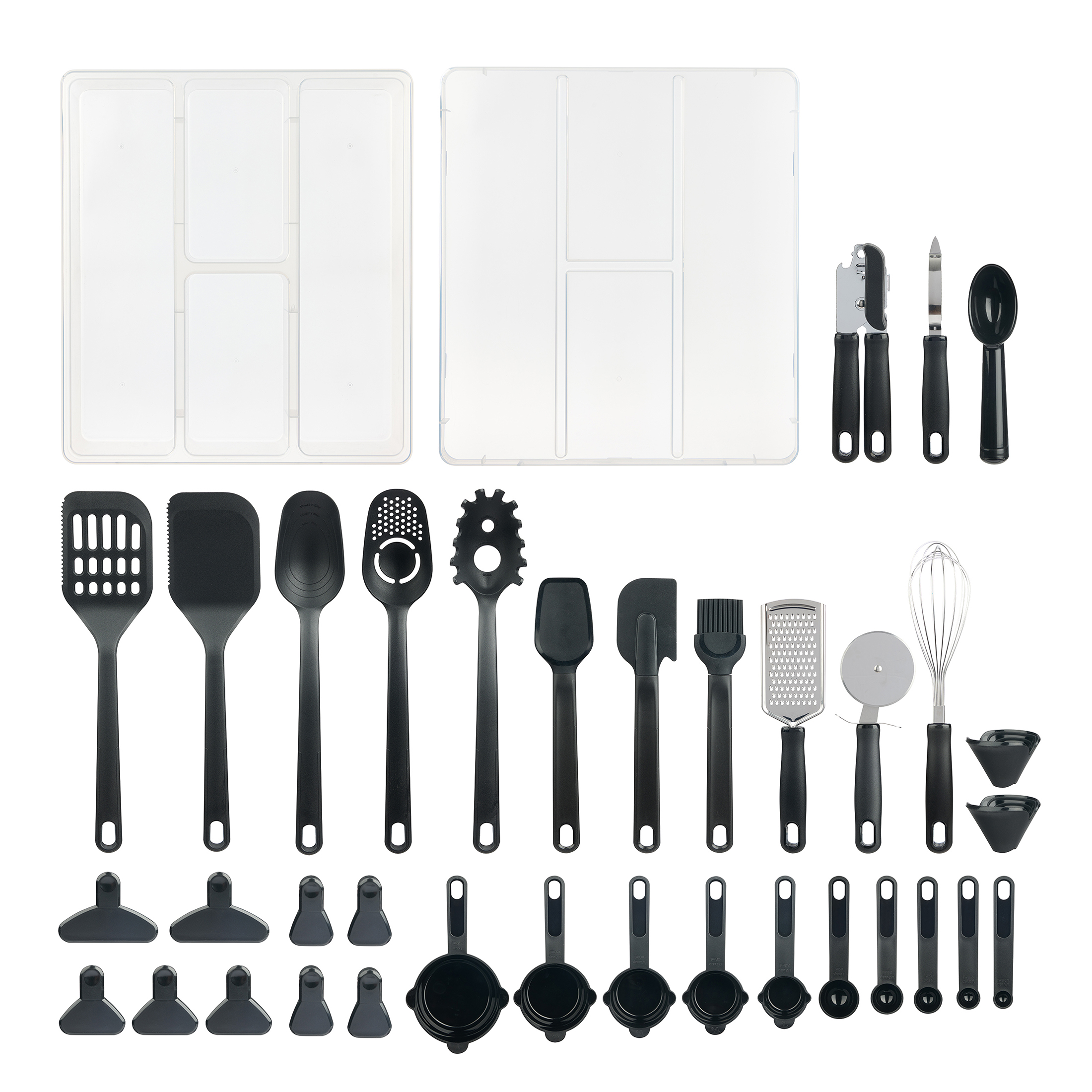 Mainstays 36-Piece Kitchen Utensil Set With Organizer photo 1