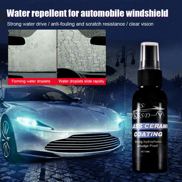 Automobile Windshield Spray, Rearview Mirror Windshield Glasses Anti-Fog,  Anti-Haze and Anti-Fog Agent, Cleaning Stains, Dust, Hydrophobic