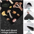 thumbnail image 3 of Brown Mushroom Leaf Black Pattern Kitchen Rugs Sets Of 3,Kitchen Runner Rugs Non Skid Washable,Decorative Kitchen Floor Mats for Kitchen,Sink,Laundry,17"x30"+ 17"x47" + 17"x59", 3 of 6