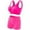 Pinks-a, variant on Womens Sports Bra Padded Bra Feature V-Neck Nursing Bra Style W-1191 Blue S