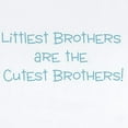 thumbnail image 2 of CafePress - Littlest Brother's... Infant Bodysuit - Baby Light Bodysuit, Size Newborn - 24 Months, 2 of 4