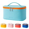 thumbnail image 1 of Bolsa de maquillaje, bolsa de viaje para cosméticos para mujeres y niñas, bolsa con cremallera, organizador de maquillaje, impermeable, linda, 1 of 8