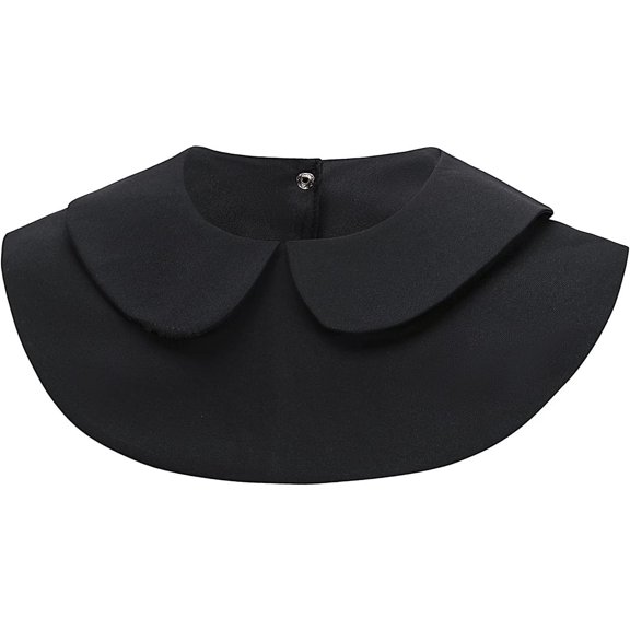 Zhengup Fake Collar Detachable Dickey Collar Blouse Half Shirts Peter Pan Doll Collar Faux False Collar for Women Girls