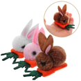 thumbnail image 3 of Plush Bunny Hair Clips Mini Easter Hair Accessories for Decoration 3Pcs, 3 of 4