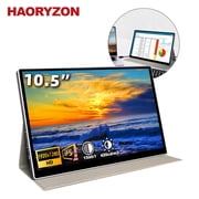 10.5-inch Portable USB-C Monitor 100% sRGB 1920x1200 IPS Gaming Display 16:10 Aspect Ratio with Smart Cover & Built-in Speakers for Photo Editing Streaming MacBook Windows Laptop