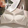 thumbnail image 3 of Bras for Women, Backless Seamless Push-Up U-Shaped , Solid Color with Adjustable Straps, Lace Splicing, 3 of 6