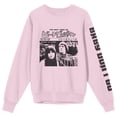 thumbnail image 5 of Sonny & Cher Baby Don't Go Crew Neck Long Sleeve Cradle Pink Adult Sweatshirt-Medium, 5 of 7