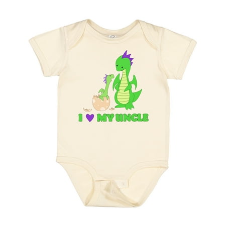 

Inktastic I Love My Uncle Gift Baby Boy or Baby Girl Bodysuit