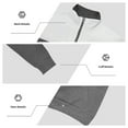 thumbnail image 6 of RYDCOT Mens Track Suits 2 Piece Outfits Casual Color Block Long Sleeve 1/4 Zip Golf Shirt Joggers Sweatpants Sets Sweat Suit Dark Gray, 6 of 8