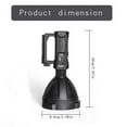 thumbnail image 3 of Super Bright Rechargeable Spotlight, Plastic, 4 Modes, 8000mAh Battery, USB Output, IP65 Water-Resistant, P90 LED, for Camping/Outdoor, Hands-Free Stand, 3 of 6