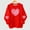 Red, variant on Fesfesfes Childrens Fleece Lined Long Sleeve Casual Loose Fit Warm Kids Pullover Round Neck Printed Sweatshirt Boys Girls Valentine Day Holiday Comfortable Soft Cozy(Black,8-9 Years)