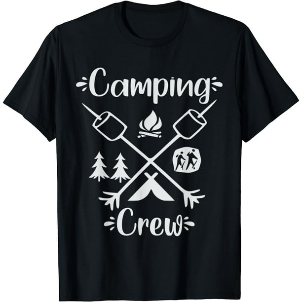 Camping Crew Funny RV Camper Outdoors Vacation Adventures TShirt