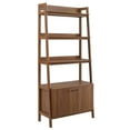 thumbnail image 2 of Modway Bixby 32.5" Particleboard and MDF Wood Bookshelf in Walnut, 2 of 7