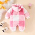 thumbnail image 6 of Newborn Onesies Clearance Newborn Romper Boy Baby Onesie Girl Long Sleeve Newborn Baby Jumpsuit Hooded Fleece, 6 of 6