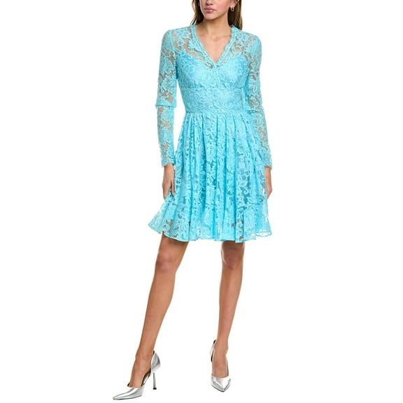 Dolce & Gabbana womens  A-Line Dress, 40, Blue