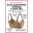 thumbnail image 4 of Comfort Choice Women's Plus Size Back-Smoothing Wireless T-Shirt Bra, 4 of 5