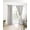 Gray Beige, variant on Sage Green Grey Striped Blackout Curtains 45 Inches Long,Thermal Insualted Grommet Curtains & Drapes,Minimalist Farmhouse Stripe Room Darking Curtains for Living Room Bedroom 2 Panels 42"W x45"L