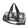 thumbnail image 1 of Fotbe Rose Flowers Bolsa Deportiva de Lona Plegable con Estampado, Bolsa de Gimnasio con Bolsillo Seco/Húmedo, Bolsa de Viaje Ultraligera de Gran Capacidad, 1 of 6