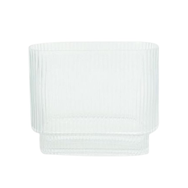 Florero de vidrio simple, colecciones Terrario Flores Contenedor para decoraciones para el hogar Sala de estar Mesa de mesa Estantería Ramo 20cmx18cm Gloria florero
