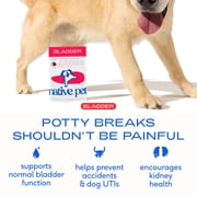 Native Pet Bladder Chews for Dogs, Urinary & Bladder Support with Cranberry for UTI and Kidney Health, 30ct