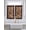 Brown, variant on Brown Retro Horse Bathroom Window Curtain, Vintage Western Stars Country Light Filtering Coffee Kitchen Curtains, Bedroom Living Room Curtains 2 Panel 84"x54"