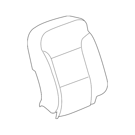 Genuine OE GM Seat Back Cover - 23221881