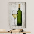 thumbnail image 3 of wall26 Canvas Print Wall Art Retro Vintage Italian White Wine Glass Drinks &amp; Cocktails Alcohol Digital Art Modern Art Decorative Bohemian Chic Kitchen/Food for Living Room, Bedroom, Office - 24&q, 3 of 5