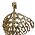 thumbnail image 2 of 16 Inch Statuette, Abstract Cutout Design, Tabletop Decor, Gold, Brown, 2 of 5