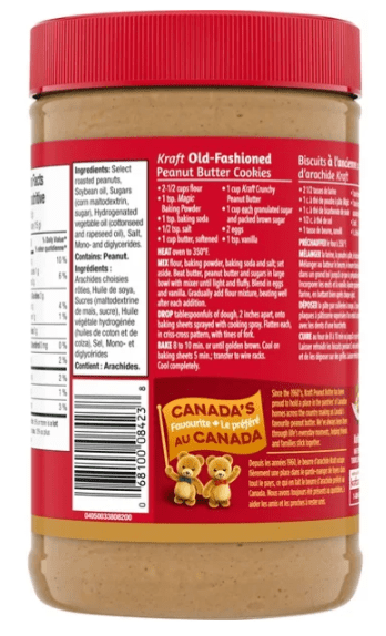 Kraft Crunchy Peanut Butter, 1kg (3 Pack)