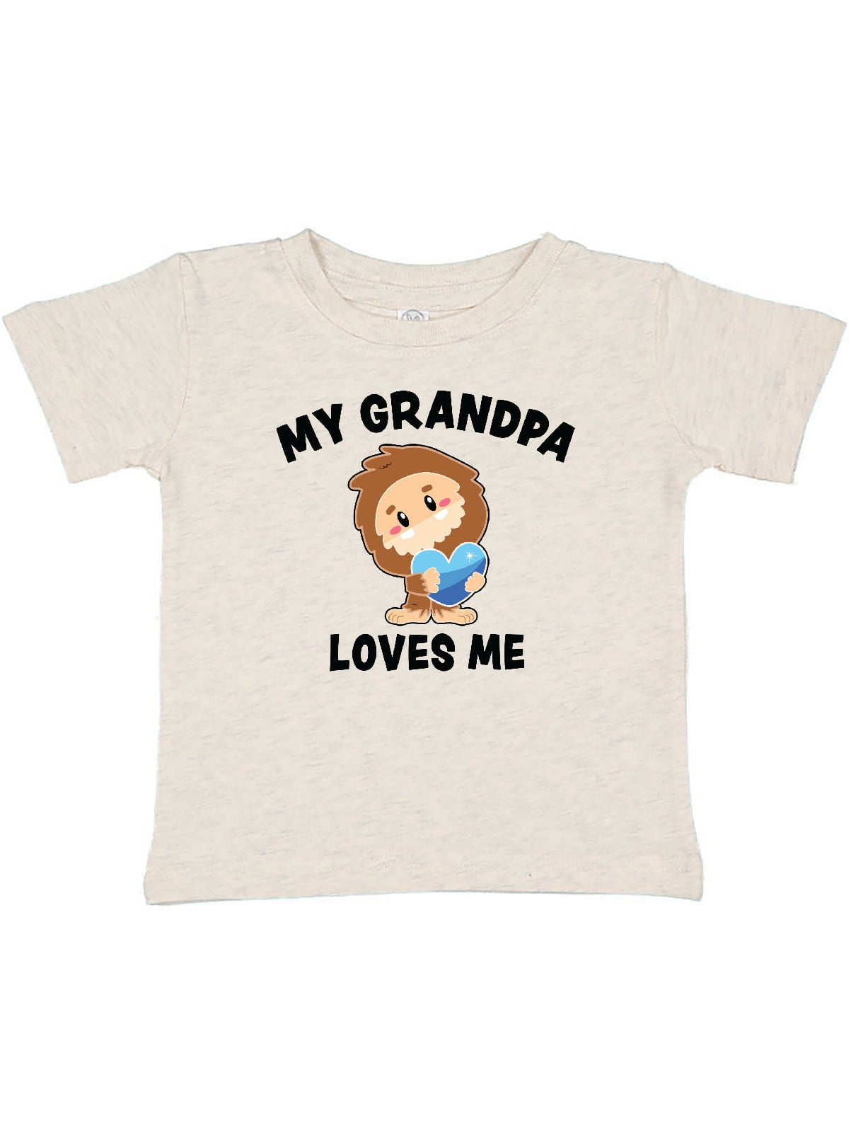 inktastic My Granpa Loves Me with Bigfoot Toddler T-Shirt inktastic My Granpa Loves Me with Bigfoot Toddler T-Shirt