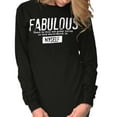 thumbnail image 4 of Fabulous Confidence Ironic Definition Women's Long Sleeve T Shirt Brisco Brands S, 4 of 5