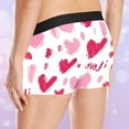 thumbnail image 3 of Men's Valentine's Day Printed Boxer Briefs Breathable Close Fitting Comfortable Underwear with Elastic Waistband, 3 of 8